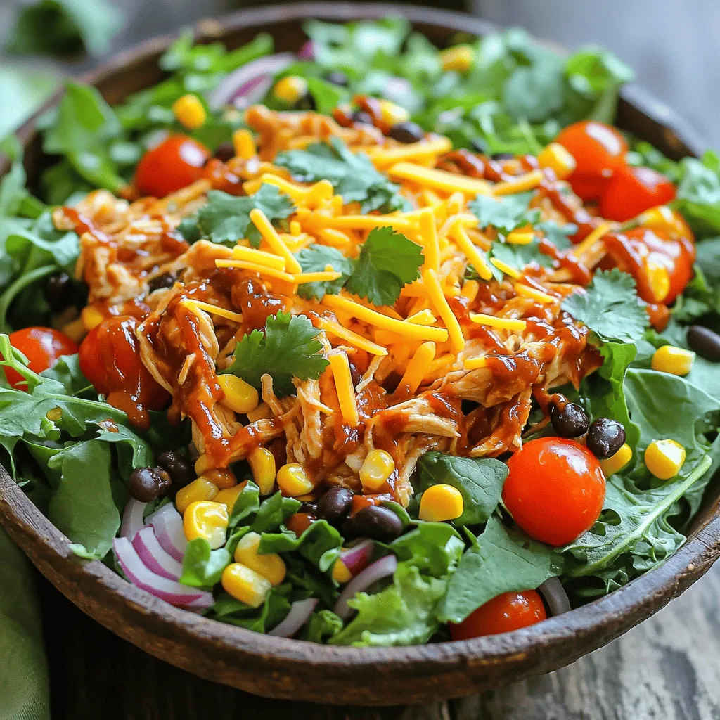 BBQ Ranch Chicken Salad Flavorful and Fresh Option