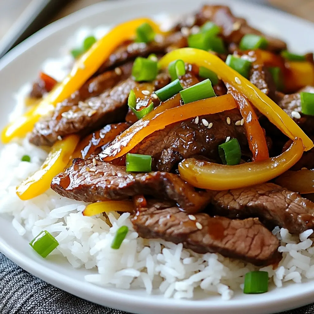 Chinese Pepper Steak and Onions Flavorful Stir-Fry Recipe