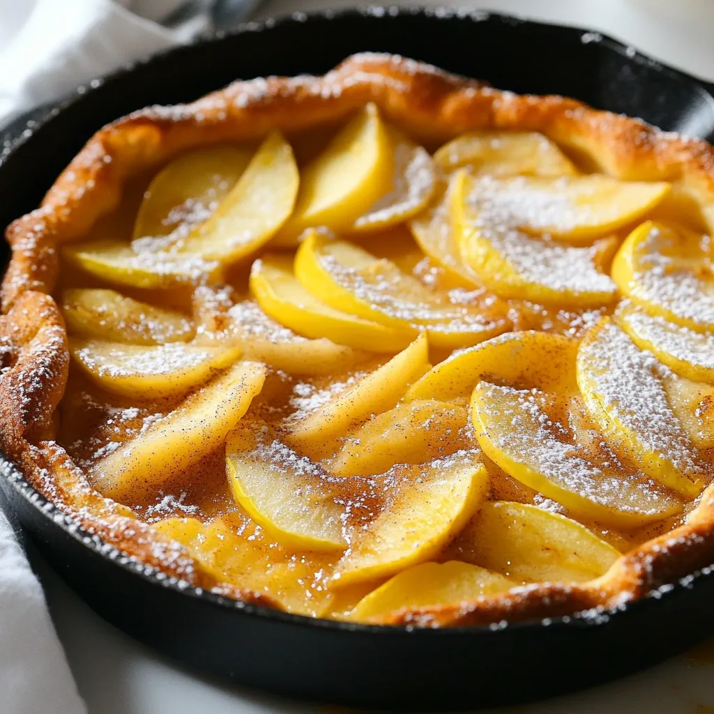 Apple Cinnamon Dutch Baby Simple and Tasty Recipe