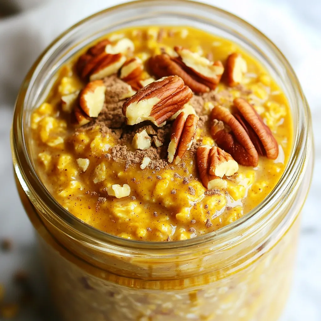 Pumpkin Pie Overnight Oats Delightful Healthy Meal