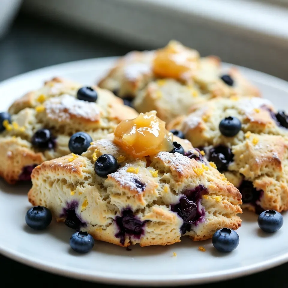 Lemon Blueberry Scones Fresh and Flavorful Recipe