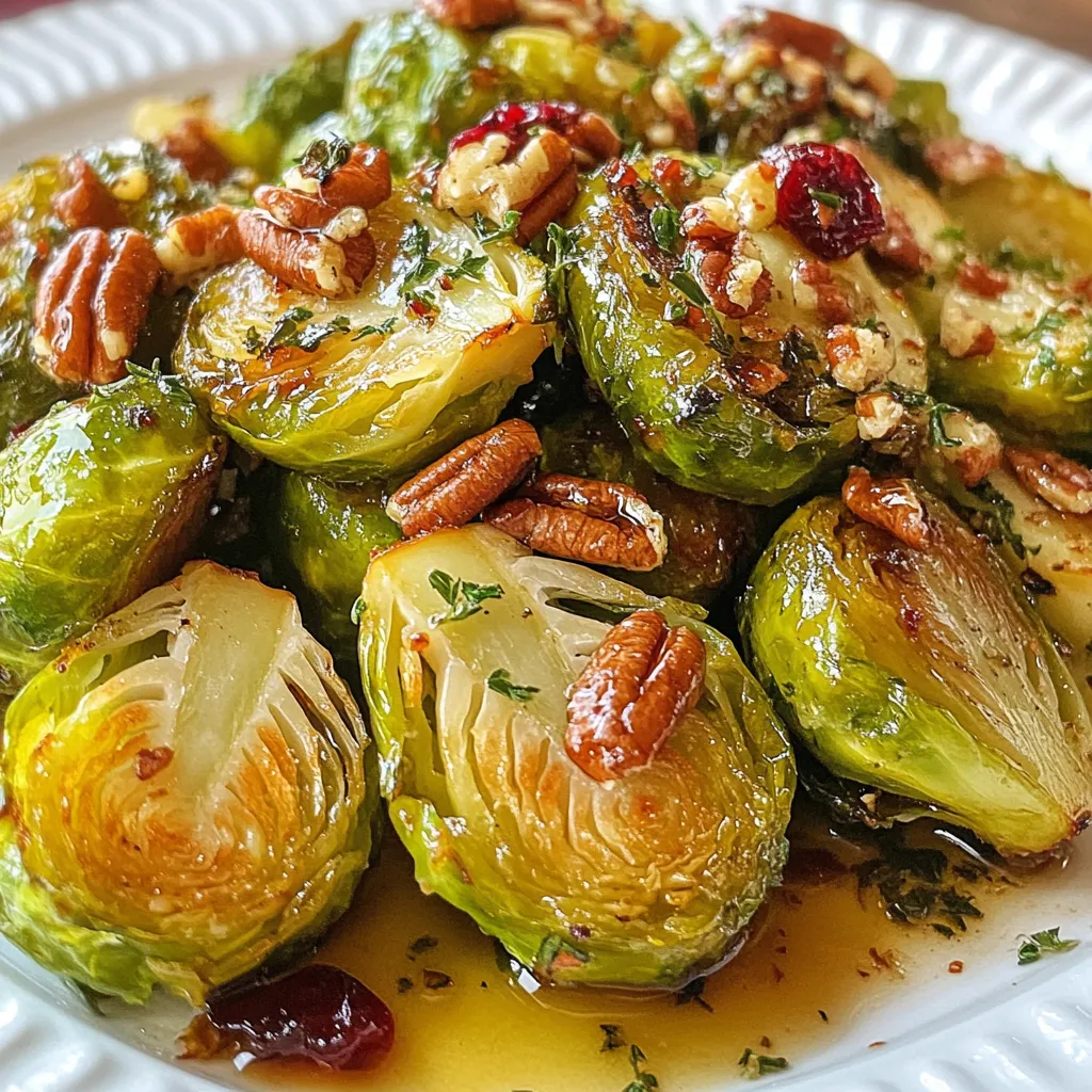 Maple Roasted Brussels Sprouts Flavorful and Easy Dish