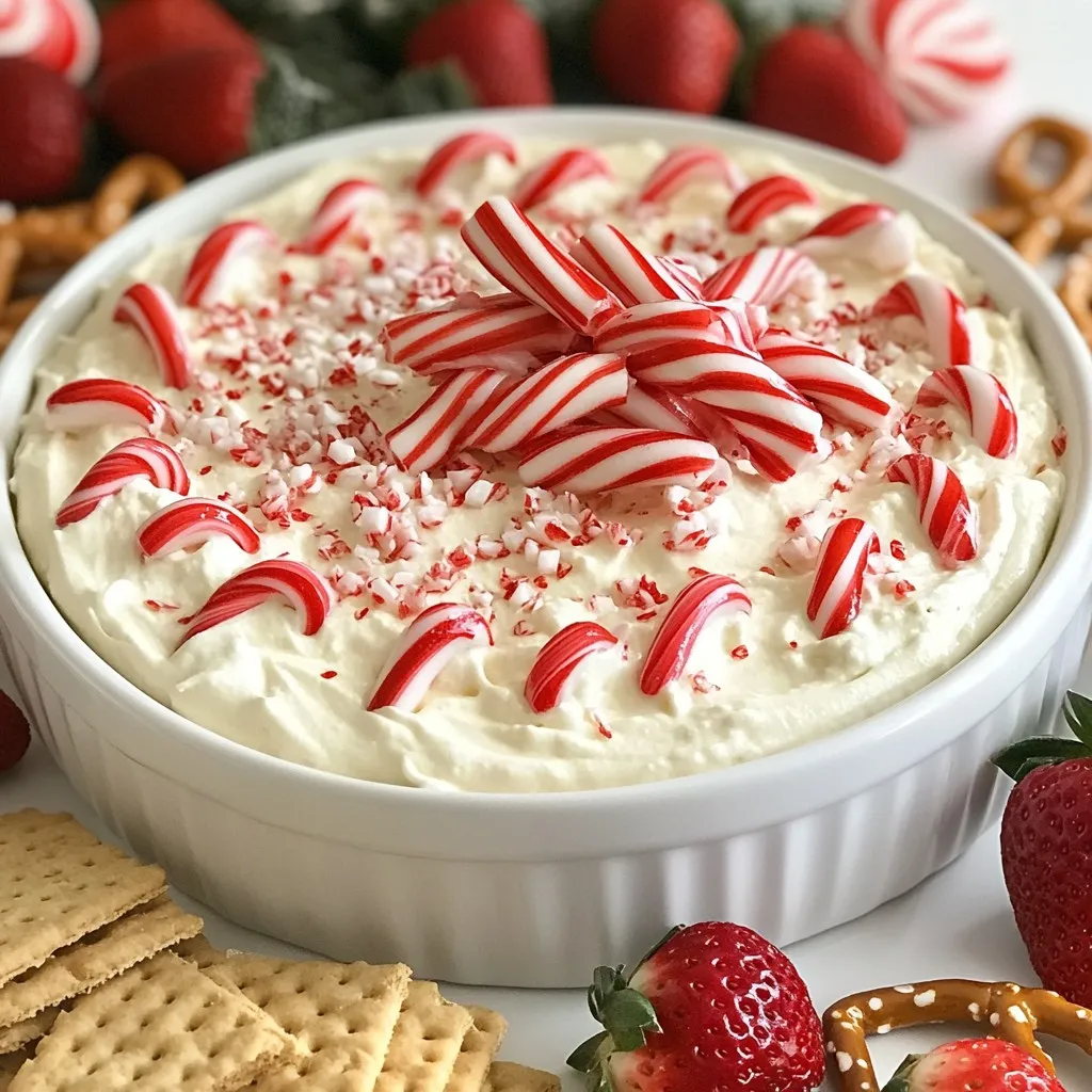 Candy Cane Cheesecake Dip Festive and Easy Treat