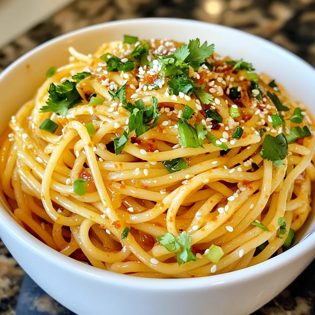 Spicy Garlic Noodles Quick and Flavorful Recipe