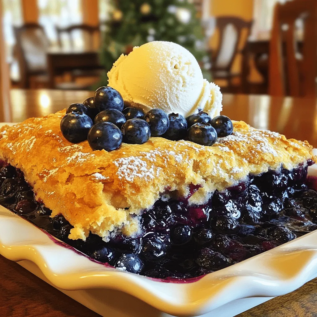 Classic Blueberry Cobbler Simple and Tasty Treat