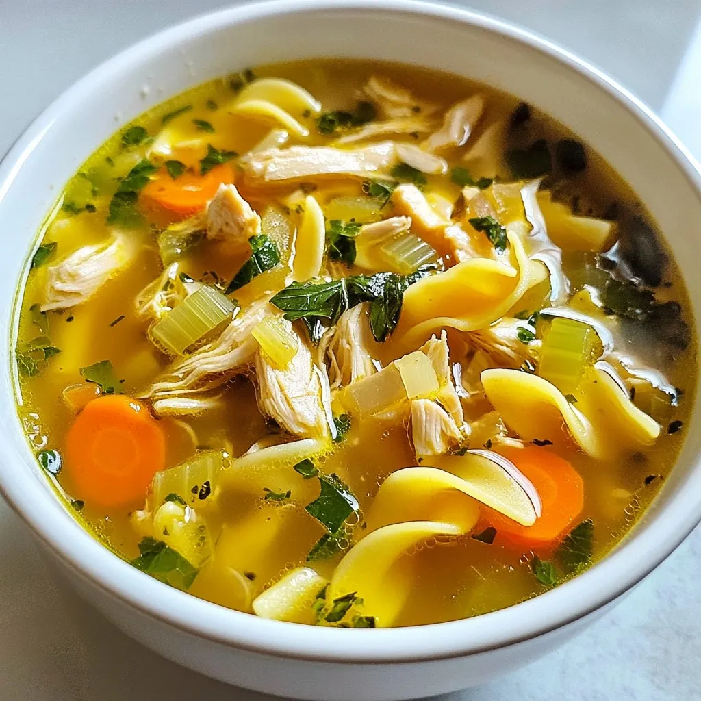 Slow Cooker Chicken Noodle Soup Comforting and Easy