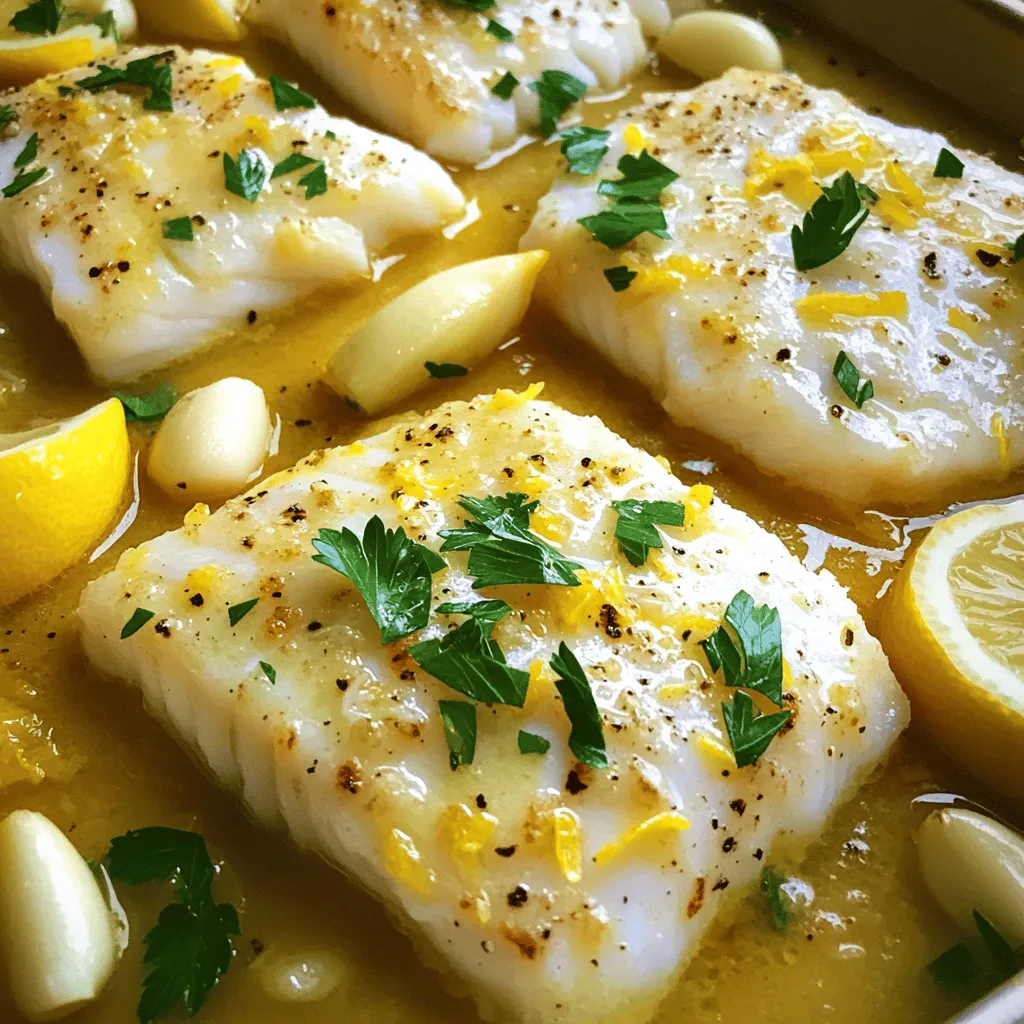 Cod with Lemon Butter Sauce Flavorful and Easy Recipe
