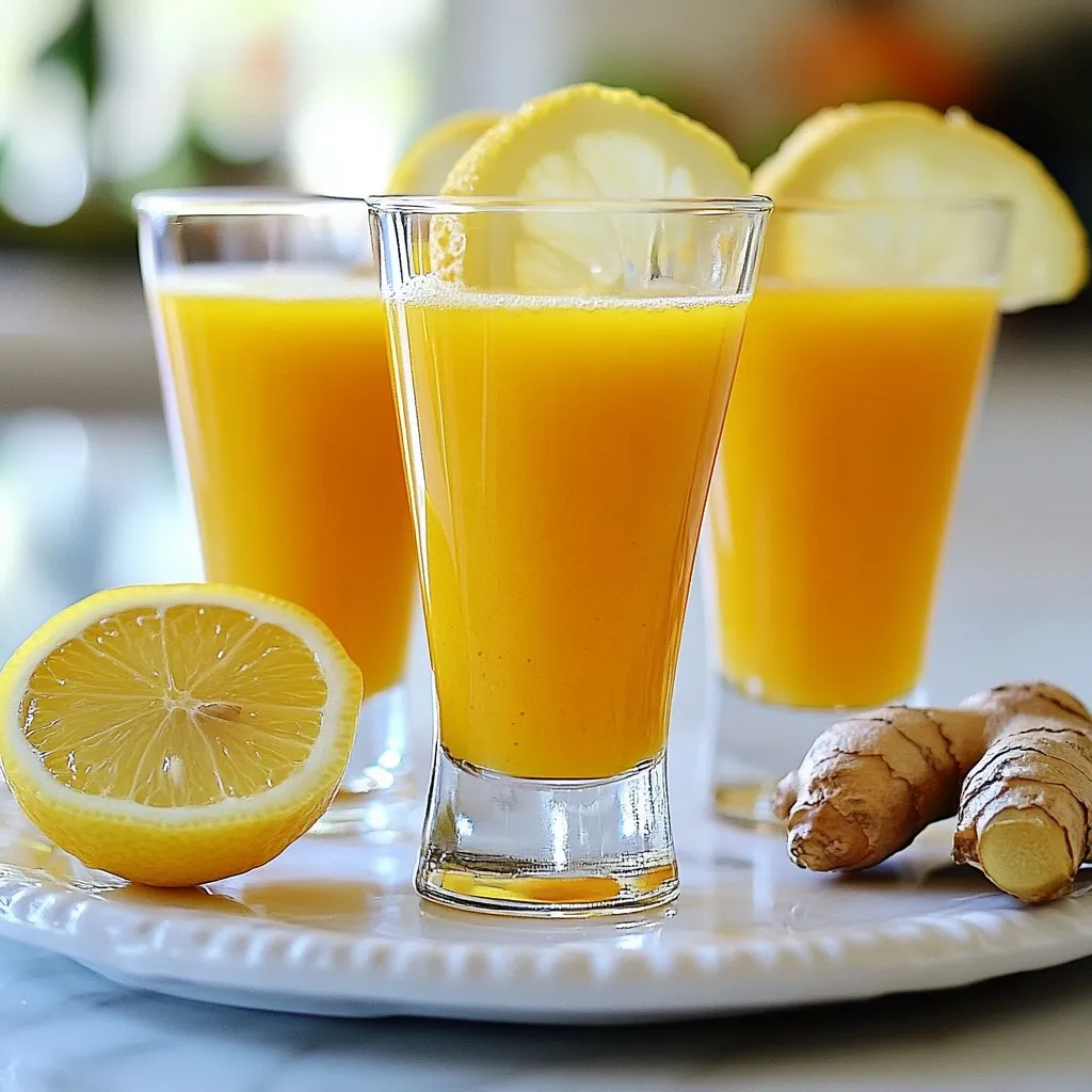 Ginger Turmeric Immunity Shot Boosts Your Health