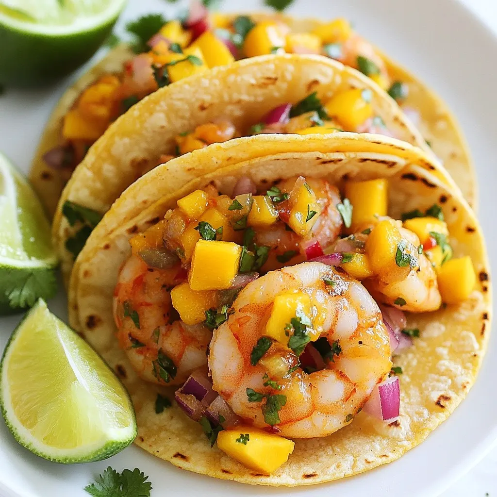 Spicy Mango Shrimp Tacos Flavorful and Simple Meal