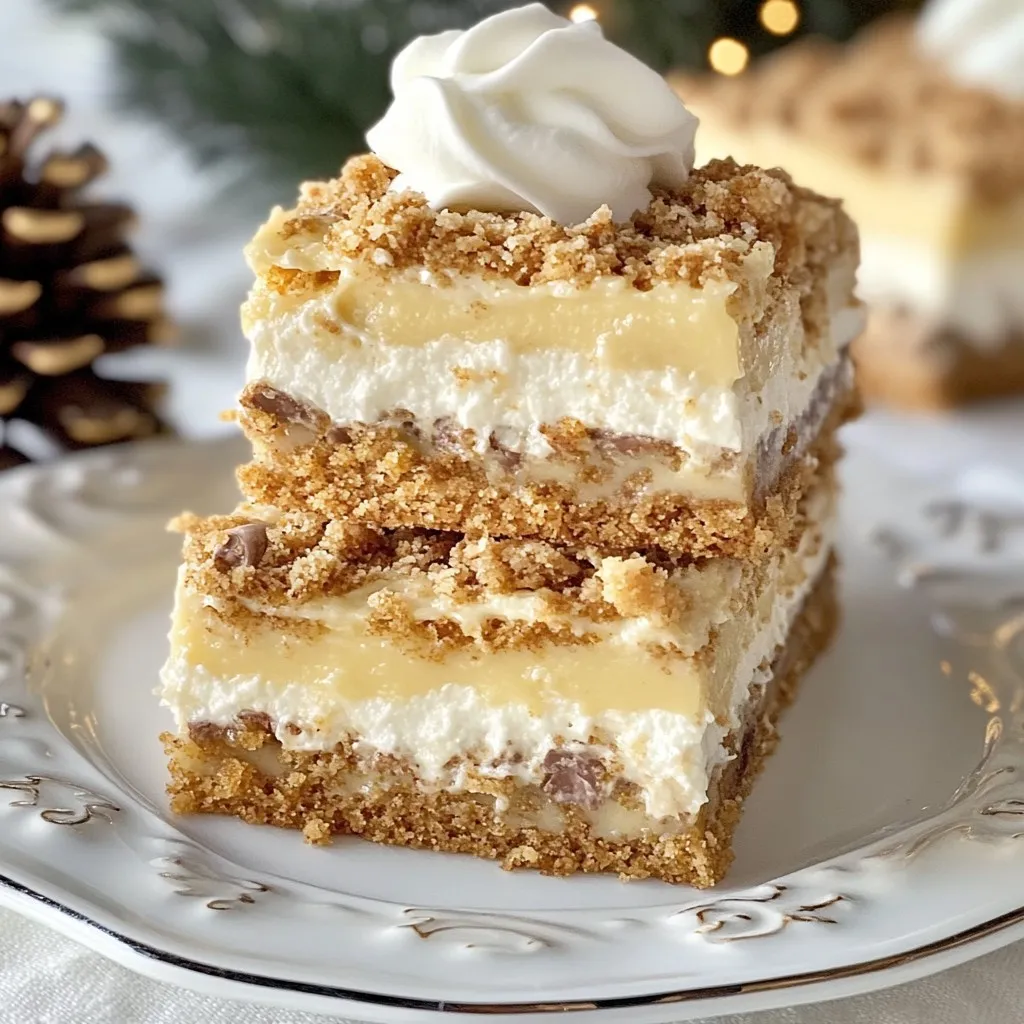 Eggnog Magic Cookie Bars Festive and Delicious Treat