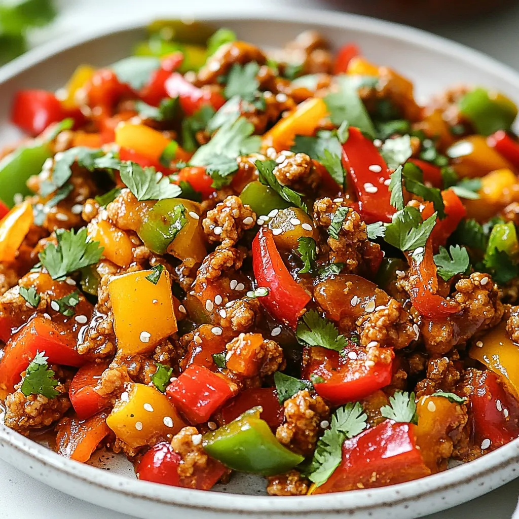 Firecracker Ground Chicken Easy and Flavorful Meal