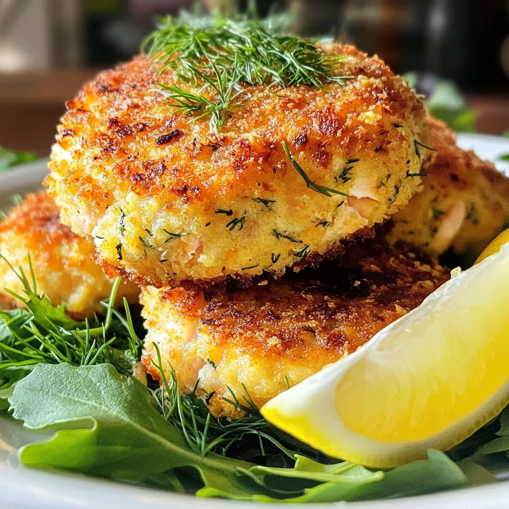 Lemon Dill Salmon Patties Fresh and Flavorful Recipe