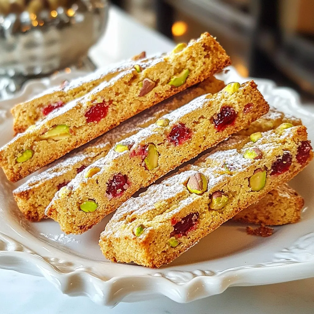Cranberry Pistachio Biscotti Crunchy and Delicious Treat