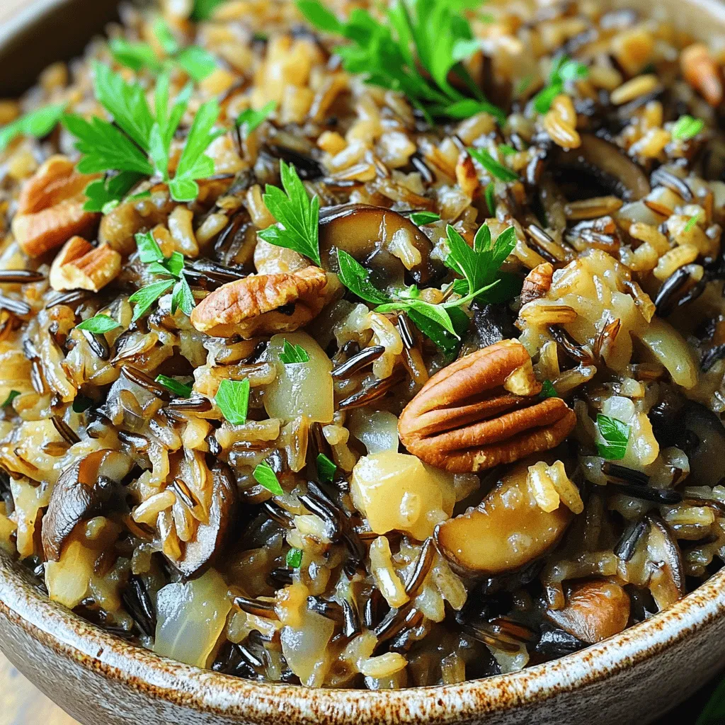Wild Rice Mushroom Pilaf Flavorful and Nutritious Dish