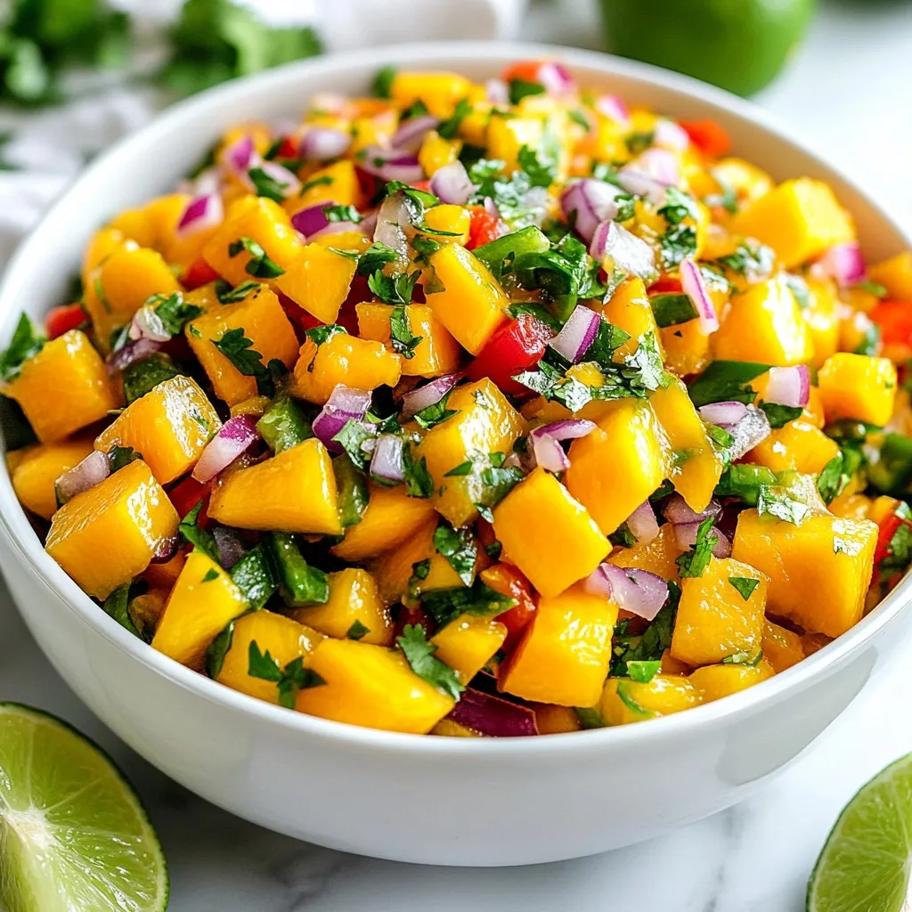 Tropical Mango Salsa Fresh and Flavorful Recipe