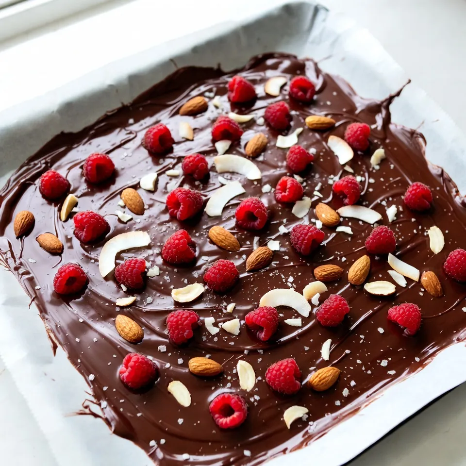 Dark Chocolate Raspberry Bark Delightful and Easy Treat