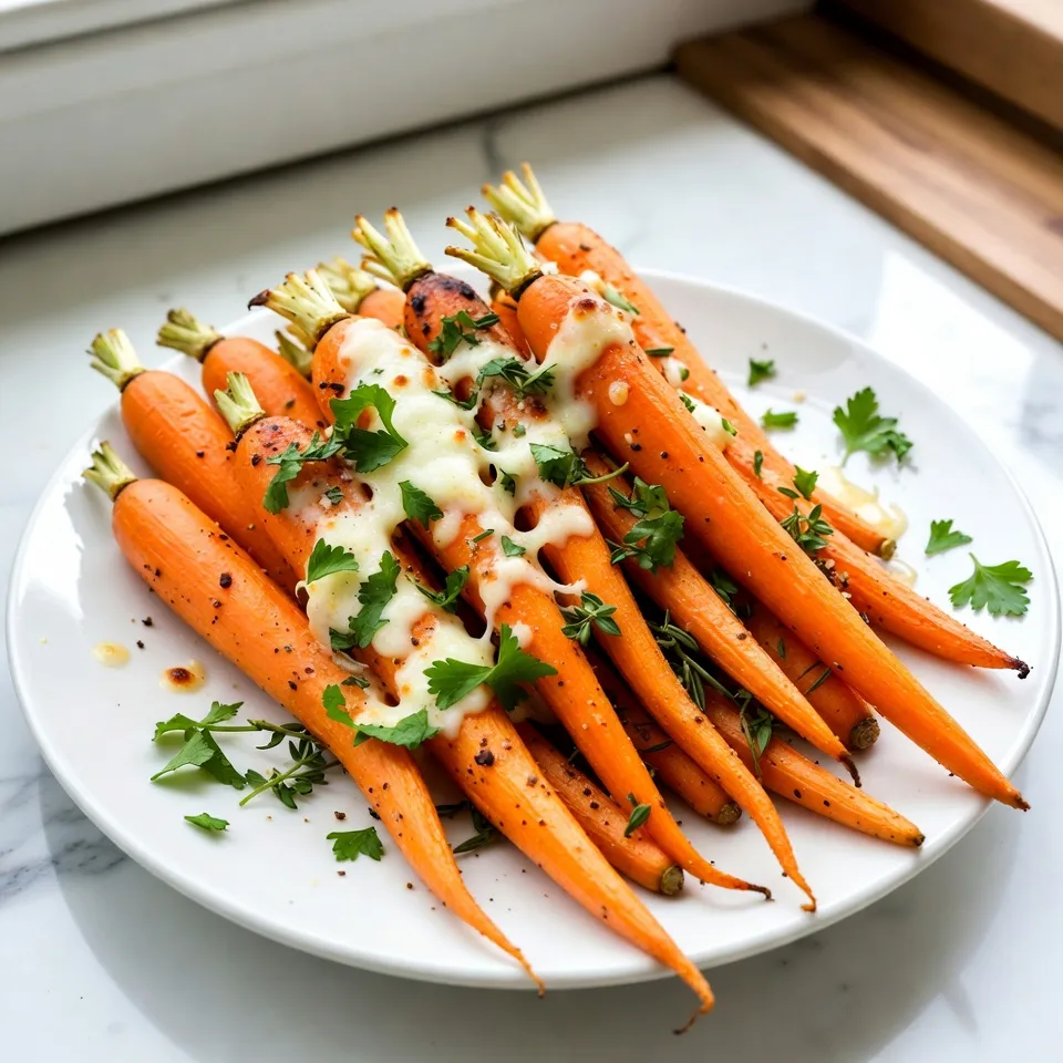 Parmesan Herb Roasted Carrots Flavorful Vegetable Dish