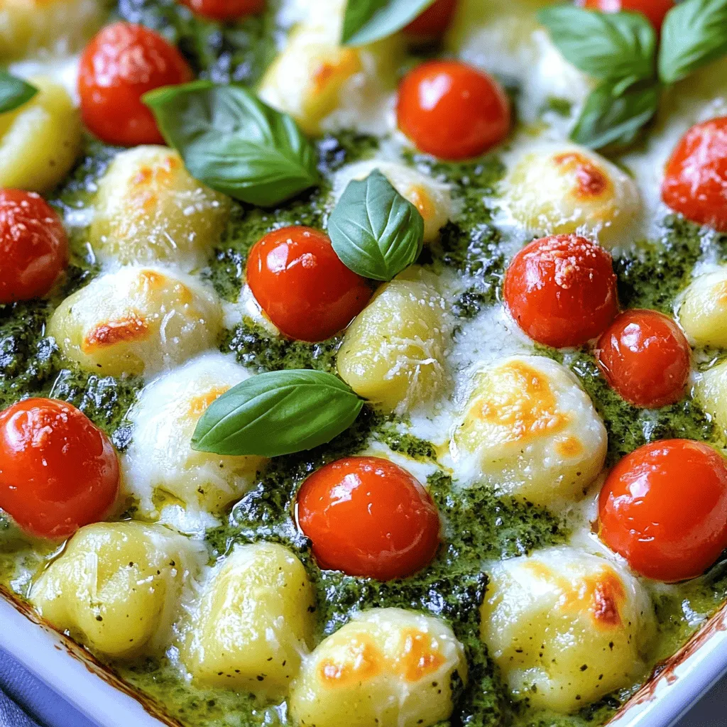 Creamy Pesto Gnocchi Bake Easy and Flavorful Dish
