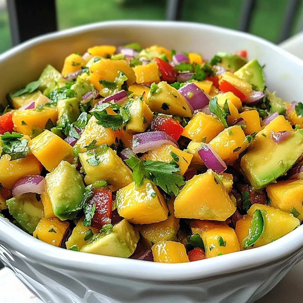 Mango Avocado Salsa Flavorful and Fresh Recipe