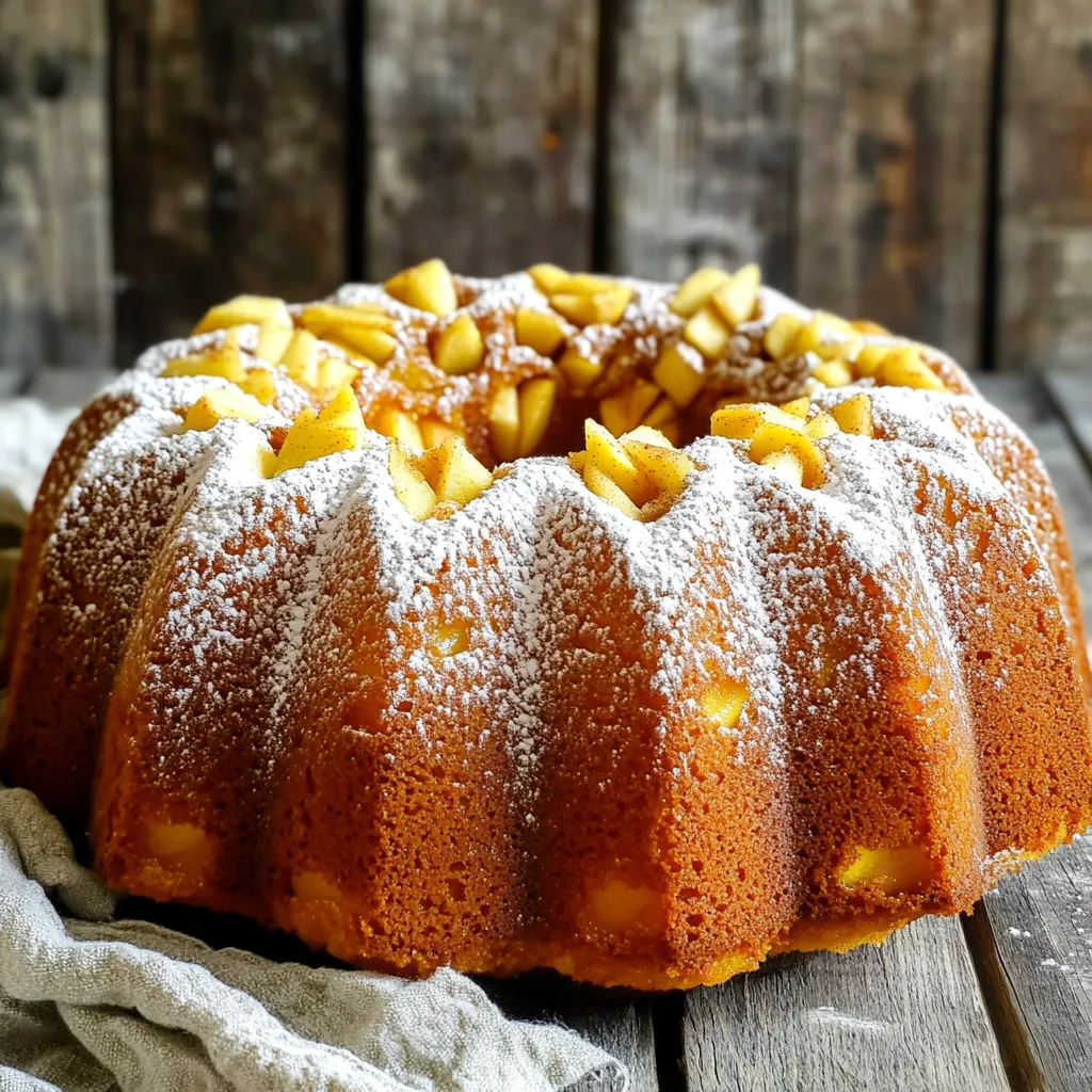 Apple Cider Doughnut Bundt Cake Deliciously Simple Recipe