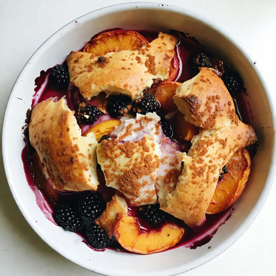 Blackberry Peach Cobbler Flavorful Summer Delight