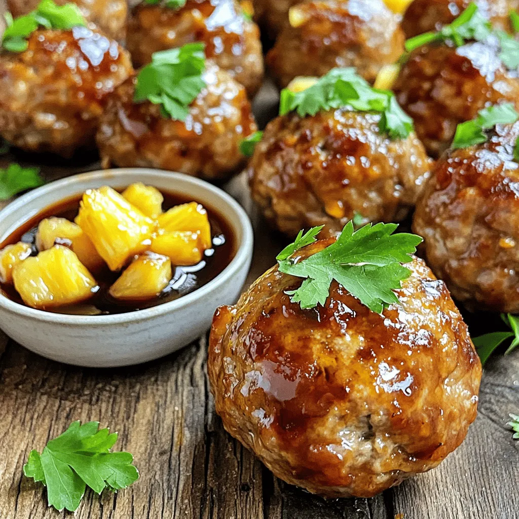 Pineapple Teriyaki Meatballs Flavorful and Easy Recipe
