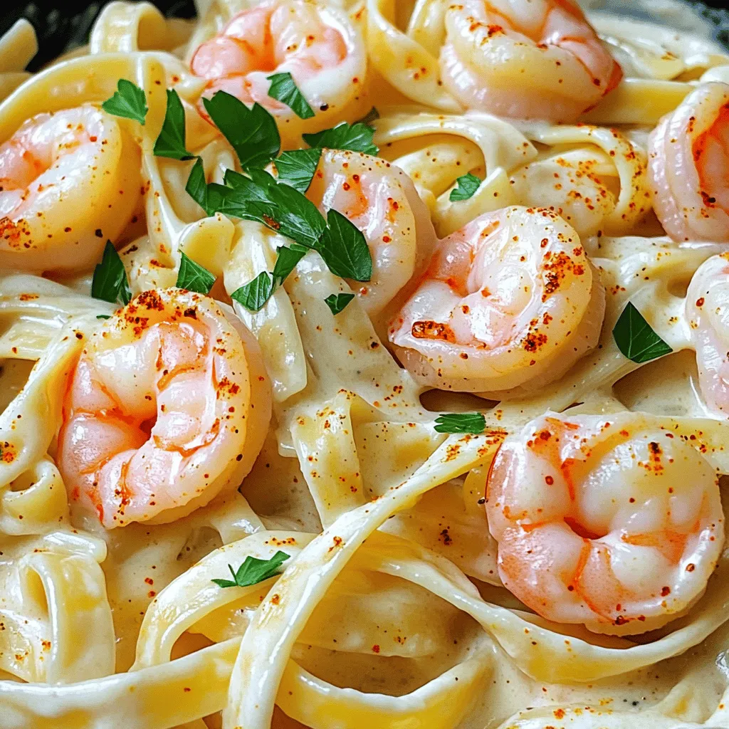 Creamy Cajun Shrimp Alfredo Delightful Weeknight Meal