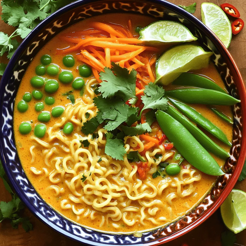 Coconut Curry Ramen Flavor-Packed Comfort Bowl