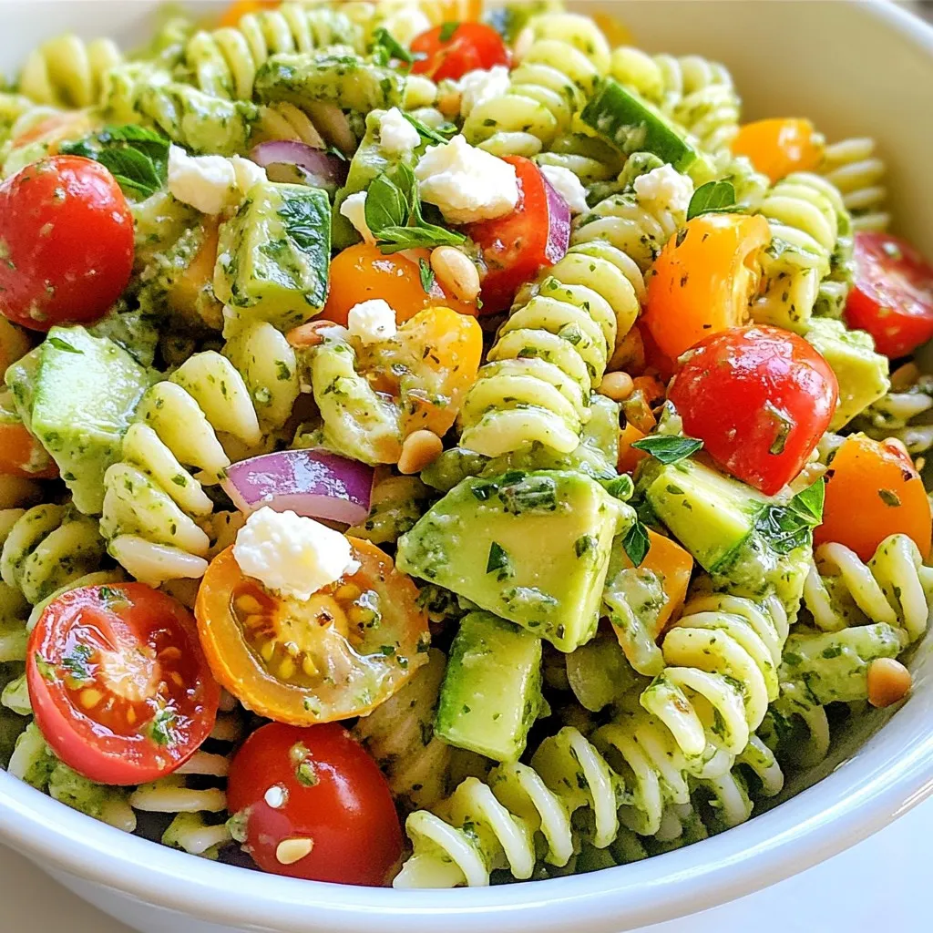Green Goddess Pasta Salad Fresh and Flavorful Dish