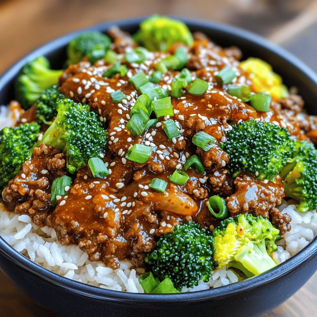 Spicy Korean Beef Bowls Simple and Flavorful Meal