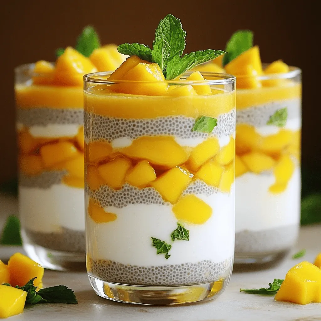 Coconut Mango Chia Pudding Simple and Delicious Recipe