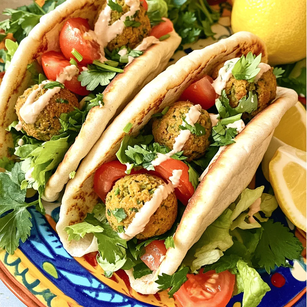 Air Fryer Falafel Pita Pockets Healthy and Tasty Meal
