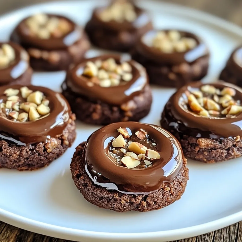 Chocolate Hazelnut Thumbprint Cookies Delight Recipe