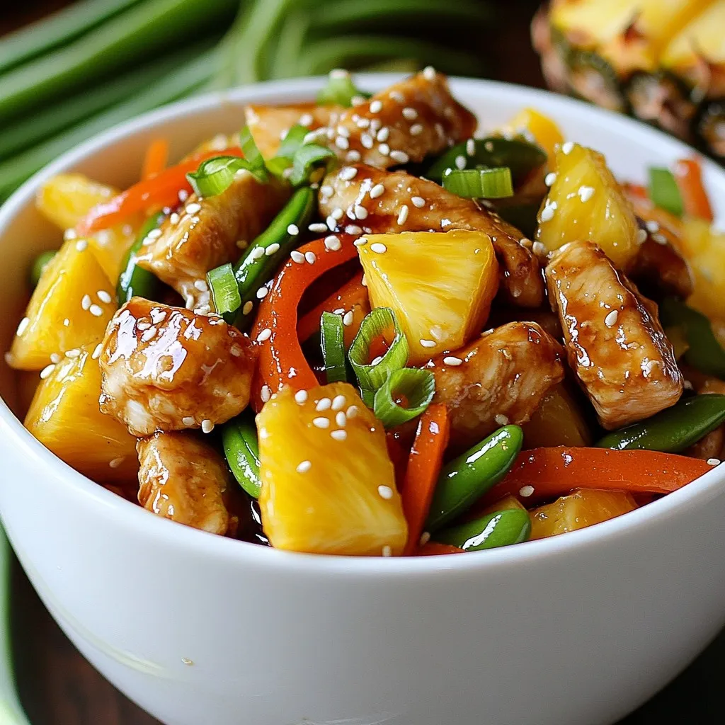 Pineapple Teriyaki Stir-Fry Fresh and Flavorful Dish