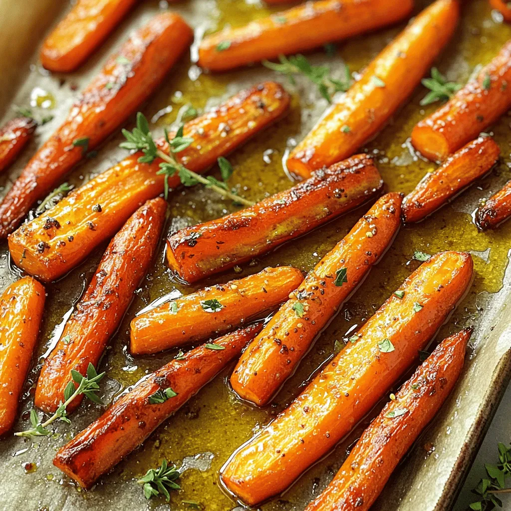 Honey Mustard Roasted Carrots Flavorful Side Dish