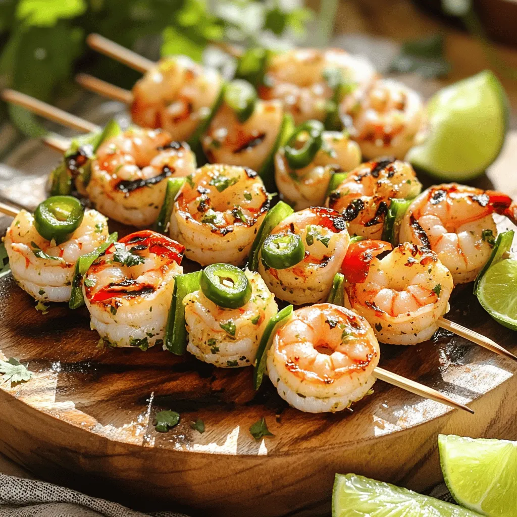 Jalapeño Lime Grilled Shrimp Flavorful Summer Treat