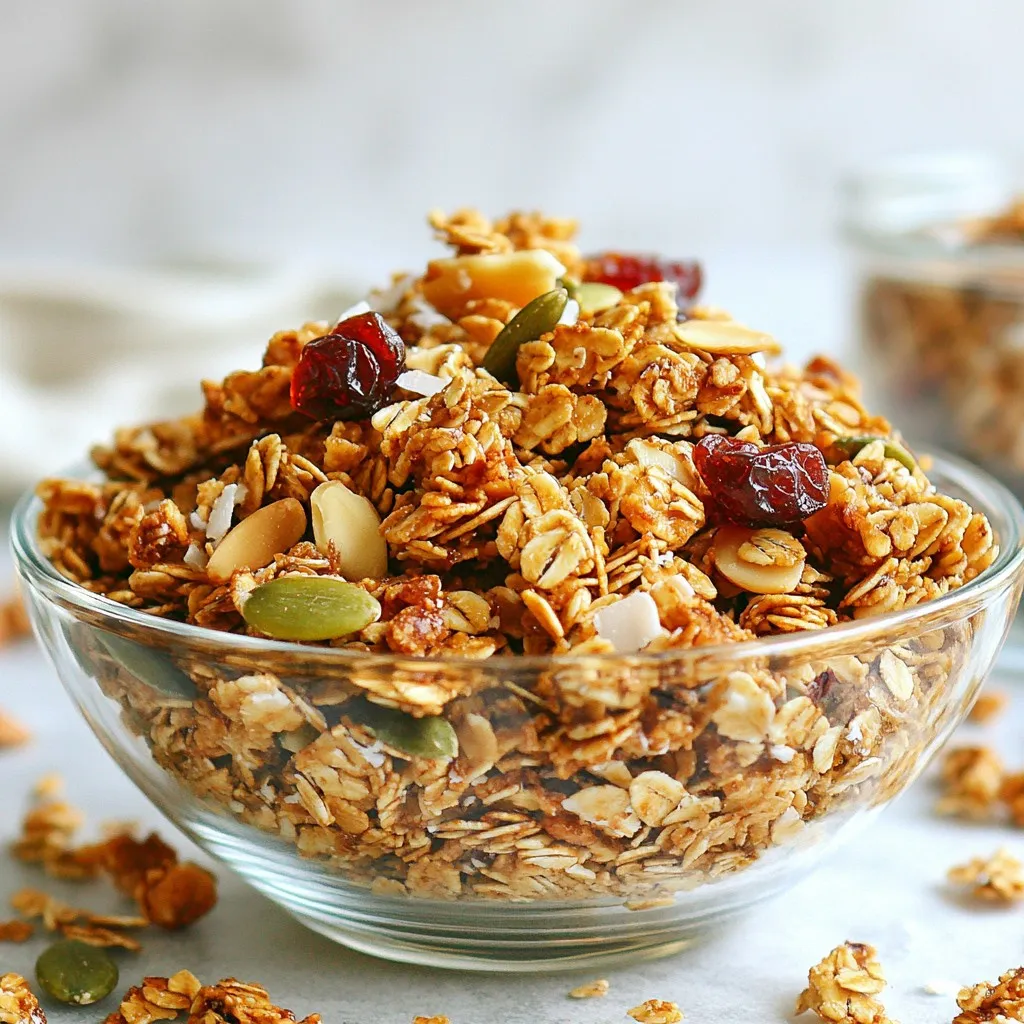 Almond Maple Granola Clusters Healthy and Tasty Snack
