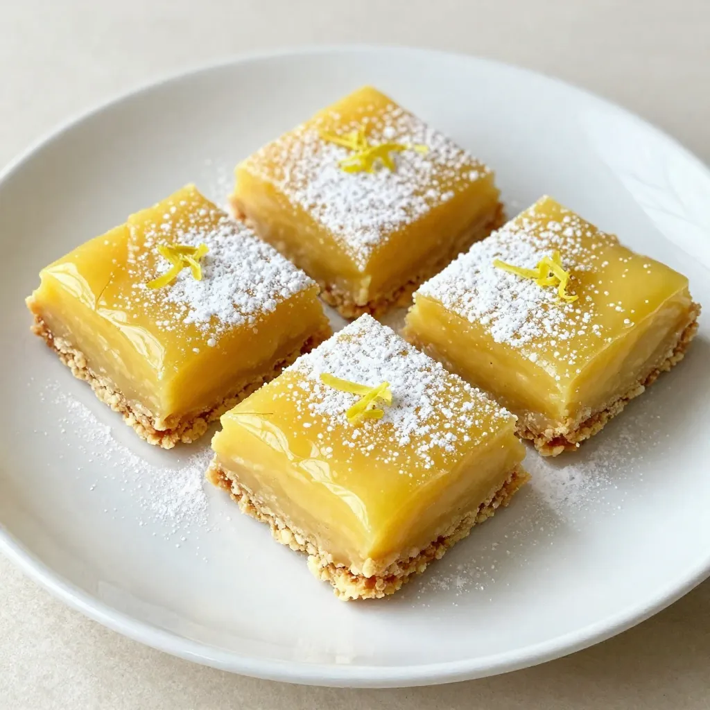 Classic Lemon Bars Delightfully Tangy Treat to Enjoy