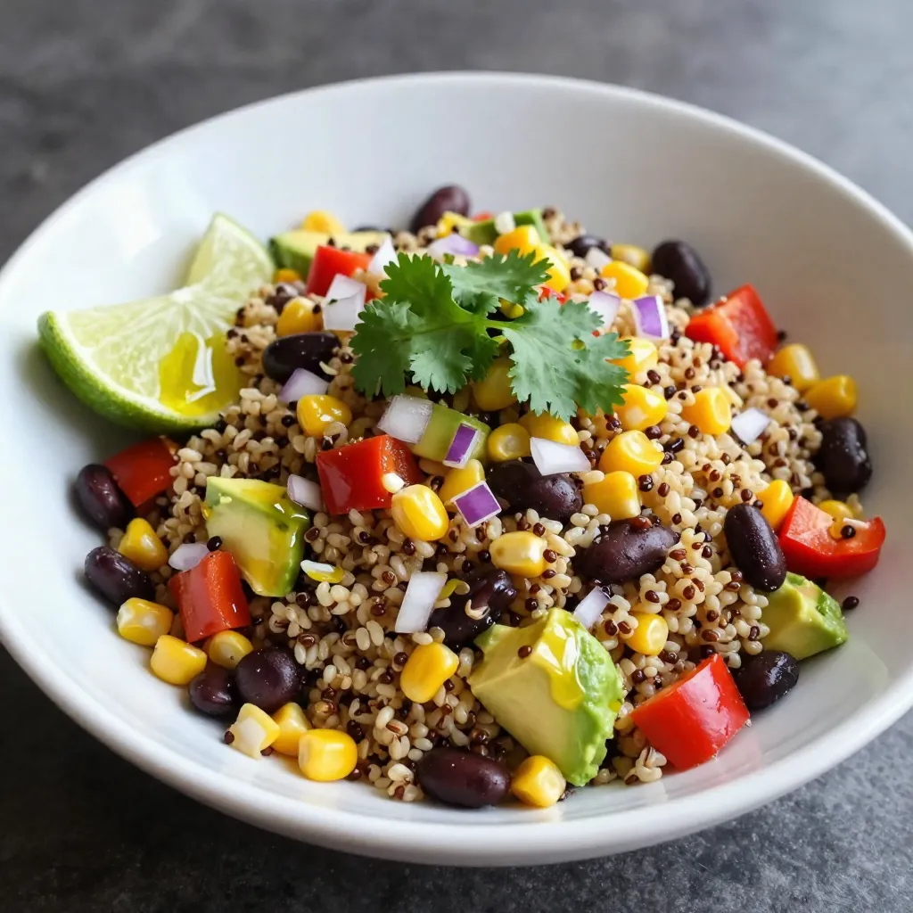 Southwest Quinoa Salad Flavorful and Nutritious Dish