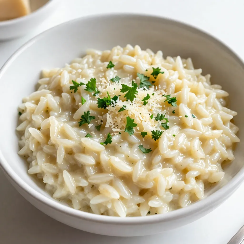 Creamy Garlic Parmesan Risotto Savory Delight to Savor