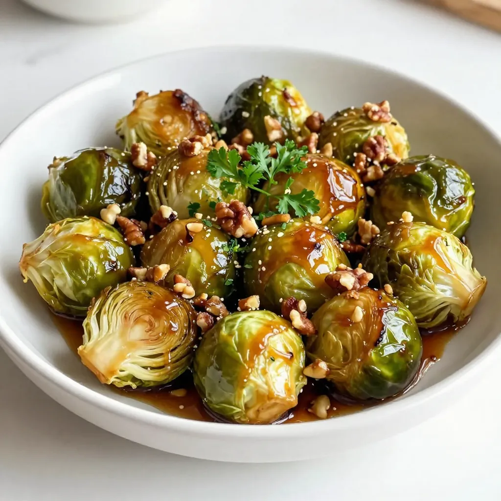 Maple Dijon Roasted Brussels Delightful Side Dish