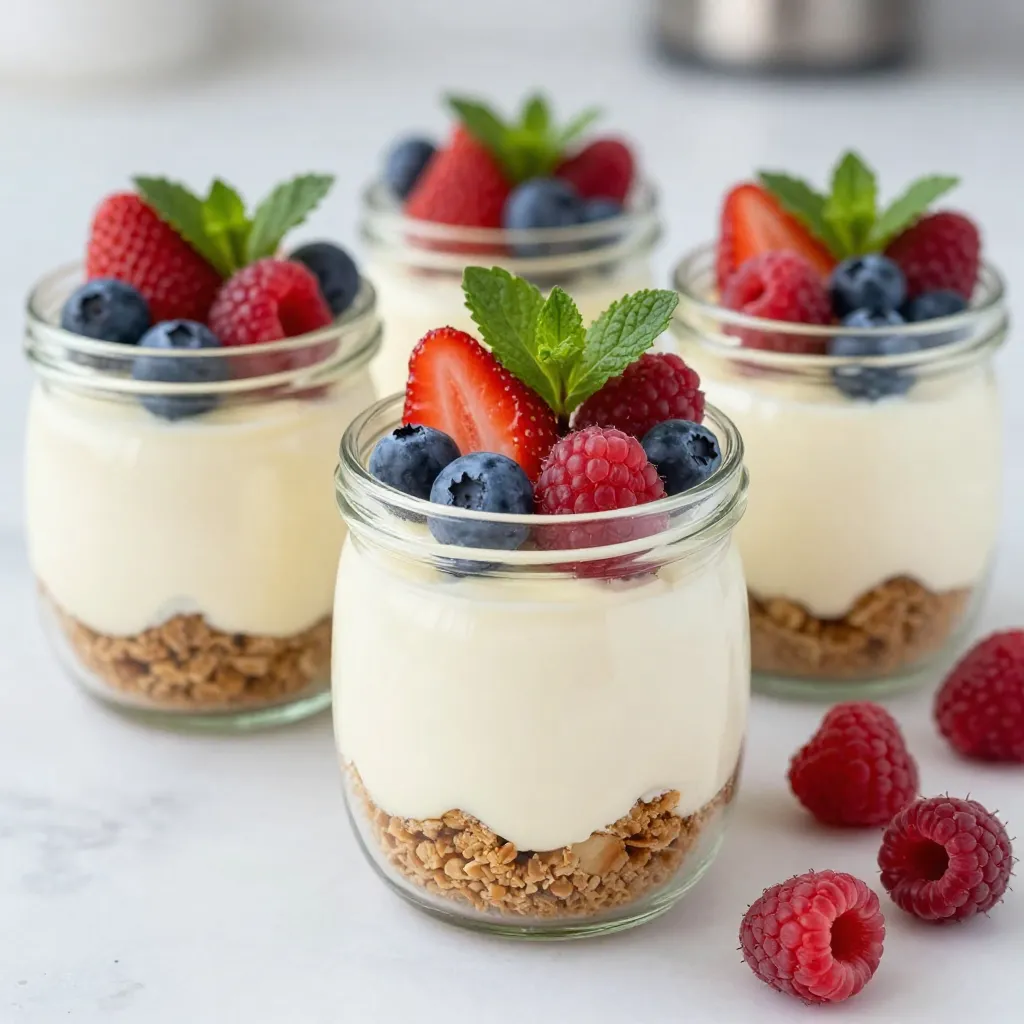 No-Bake Cheesecake Jars Delicious and Easy Dessert