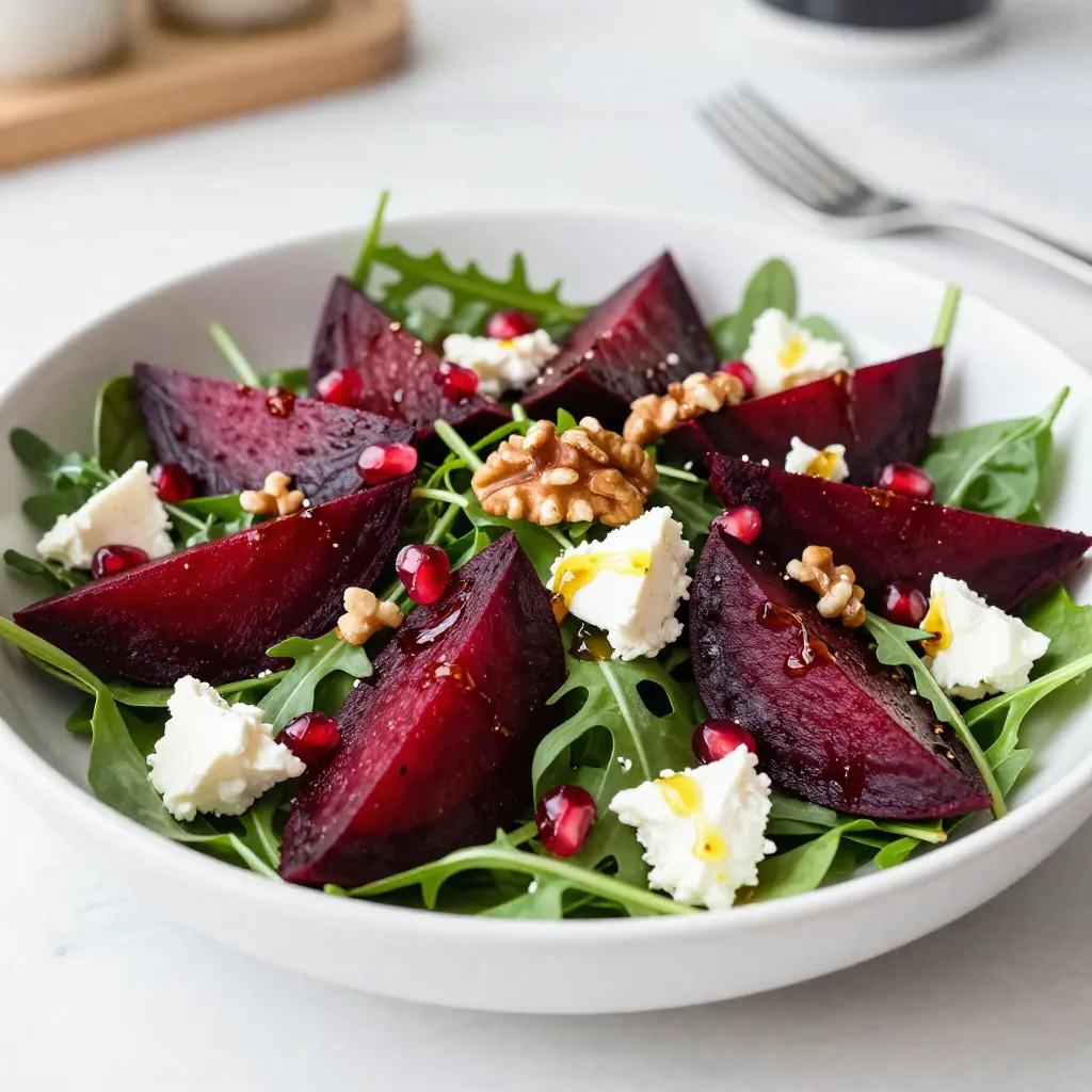 Roasted Beet Goat Cheese Salad Vibrant and Healthy Dish