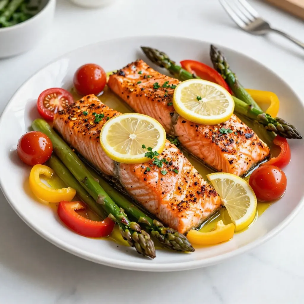 Cajun Salmon Sheet Pan Dinner Flavorful and Easy Meal
