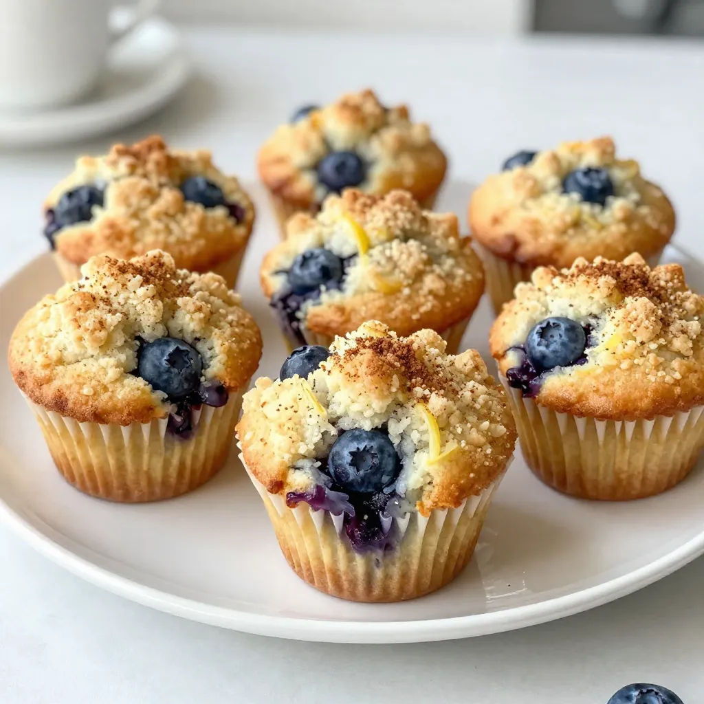 Blueberry Lemon Crumb Muffins Delightful Homemade Treat
