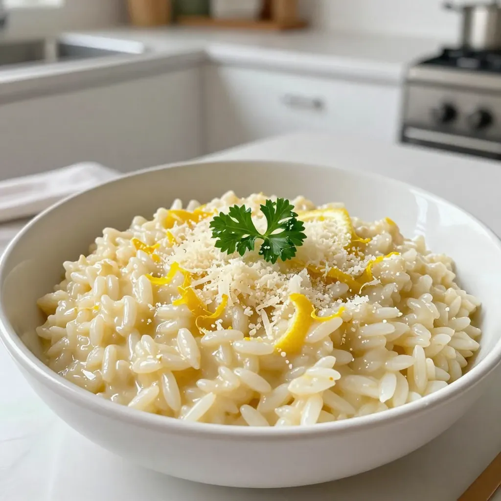 Lemon Parmesan Risotto Flavorful Comfort Dish