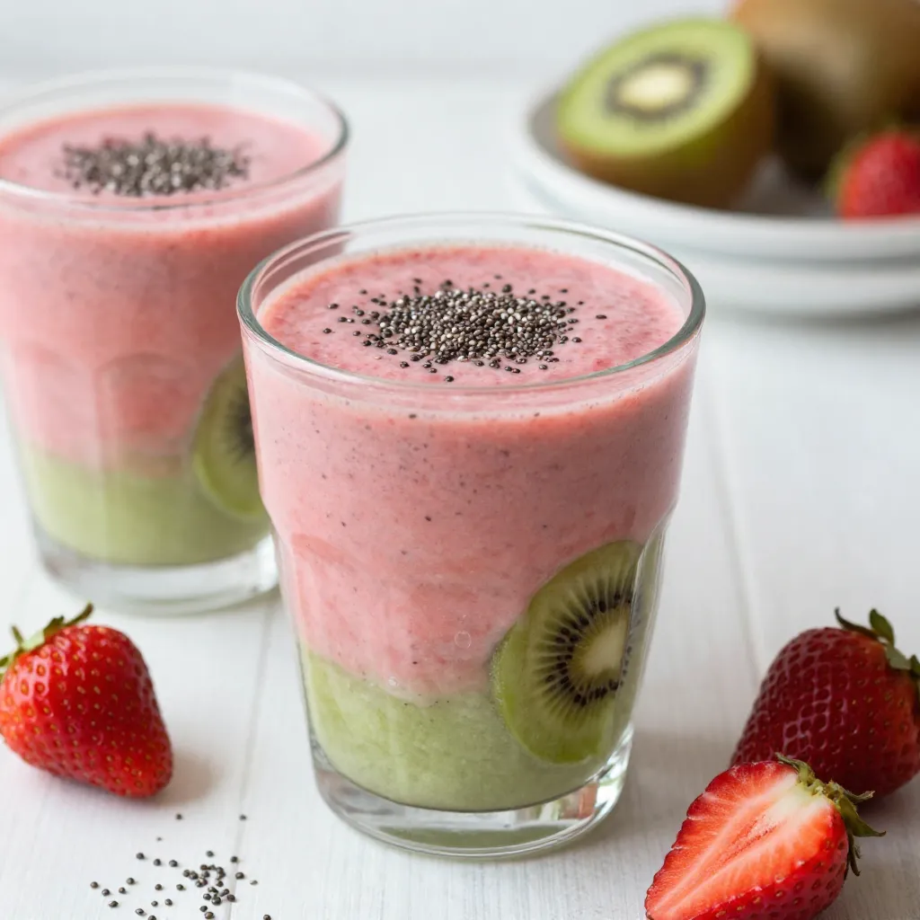 Strawberry Kiwi Smoothie Refreshing and Healthy Recipe