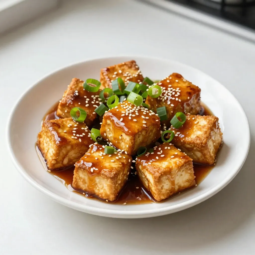 Sriracha Honey Garlic Tofu Flavorful Delight Recipe