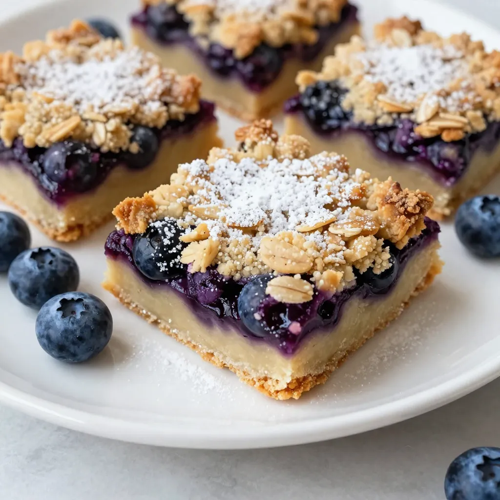 Blueberry Crumble Bars Easy and Delicious Recipe