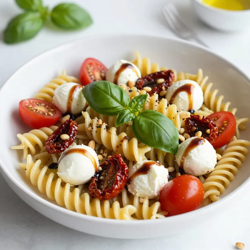 Caprese Pasta Salad Fresh and Flavorful Dish